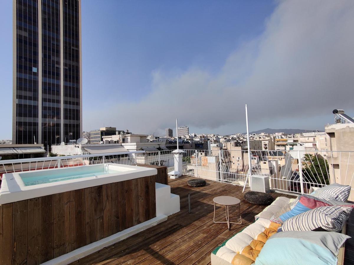 Unique Solar Penthouse With Jacuzzi And Sauna In Central אתונה מראה חיצוני תמונה